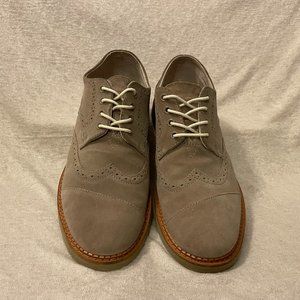 TOMS Mens Suede Brogue Wingtip Oxford Shoes